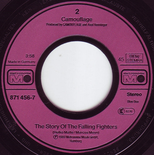 Camouflage : Love Is A Shield (7", Single)