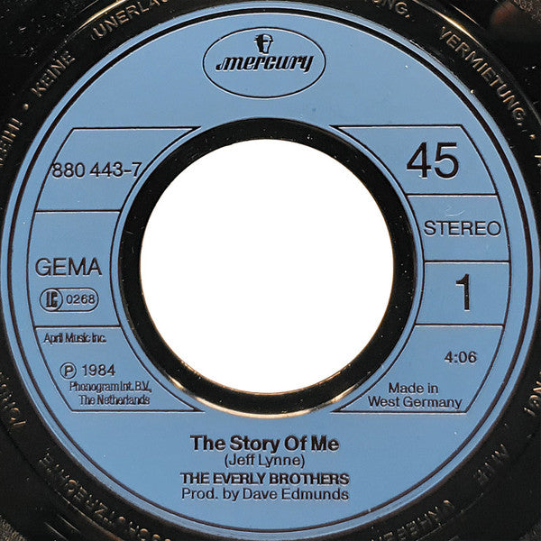 The Everly Brothers* : The Story Of Me (7", Single)
