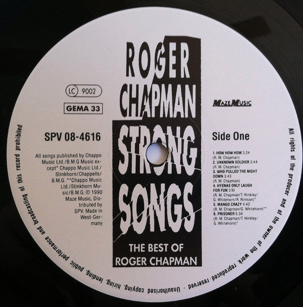 Roger Chapman : Strong Songs (The Best Of Roger Chapman) (LP, Comp)