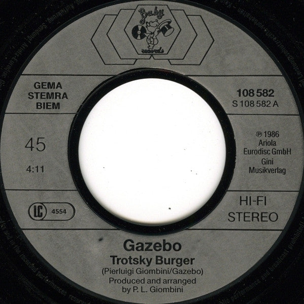 Gazebo : Trotsky Burger (7", Single)