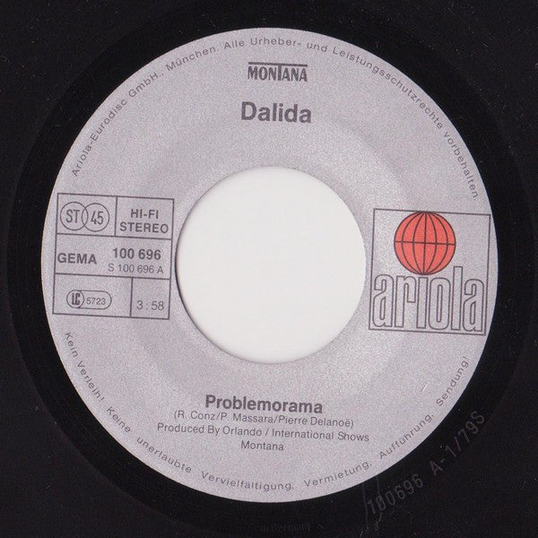Dalida : Problemorama  (7", Single)