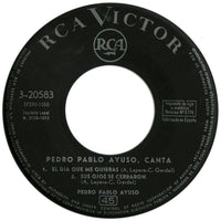 Pedro Pablo Ayuso : Canta: La Cieguita  (7", EP)