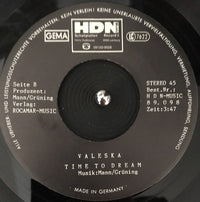 Valeska : Glas n'ost (Wenn Das Eis Schmilzt) / Time To Dream (7")