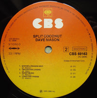 Dave Mason : Split Coconut (LP, Album, Gat)