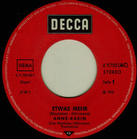 Anne Karin : Etwas Mehr (7", Single)