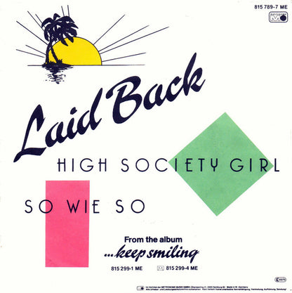 Laid Back : High Society Girl (7", Single)