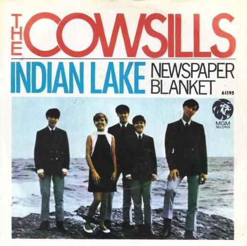 The Cowsills : Indian Lake  (7", Single, Mono)