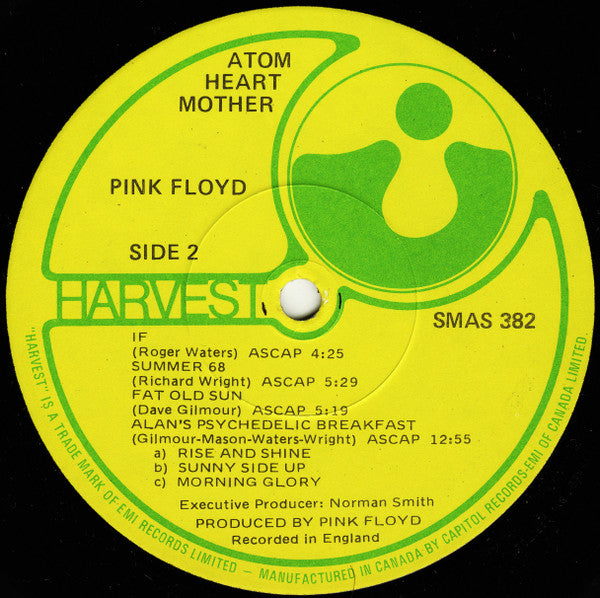 Pink Floyd : Atom Heart Mother (LP, Album, RP, Gat)