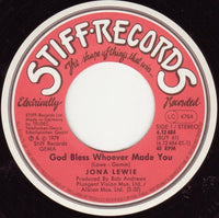 Jona Lewie : God Bless Whoever Made You (7", Single)