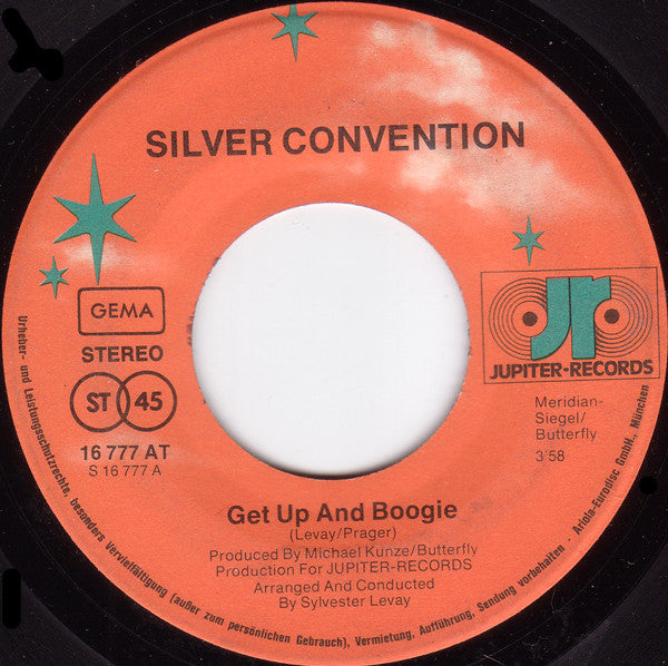 Silver Convention : Get Up And Boogie (7", Single)