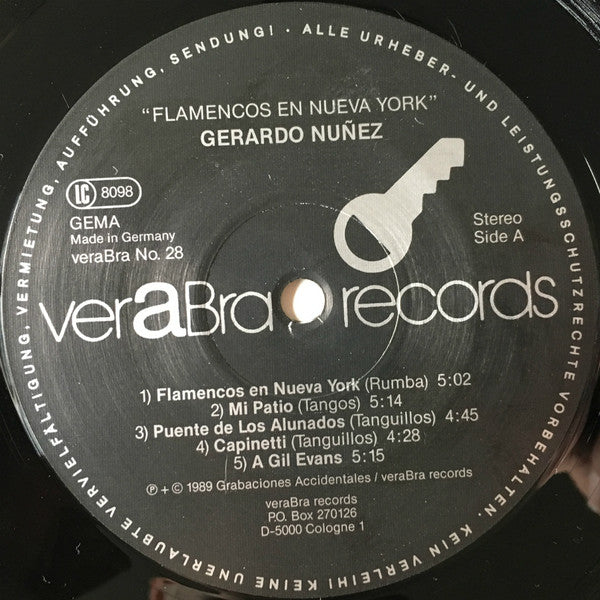 Gerardo Nuñez : Flamencos En Nueva York (LP, Album)