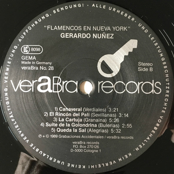 Gerardo Nuñez : Flamencos En Nueva York (LP, Album)