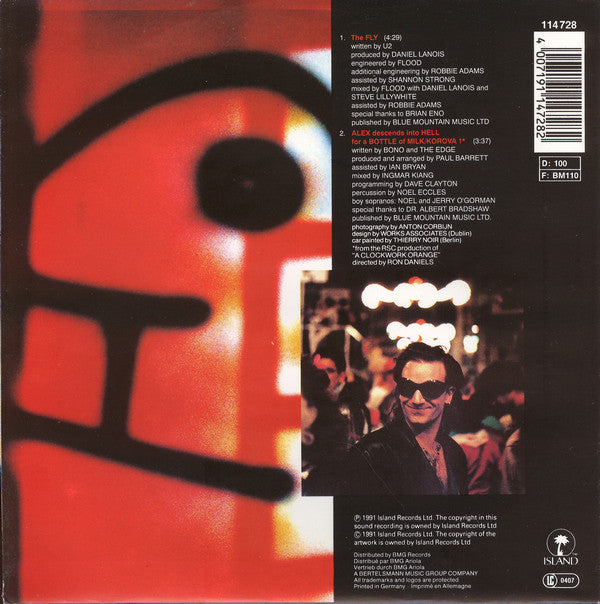 U2 : The Fly (7", Single)
