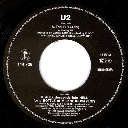U2 : The Fly (7", Single)