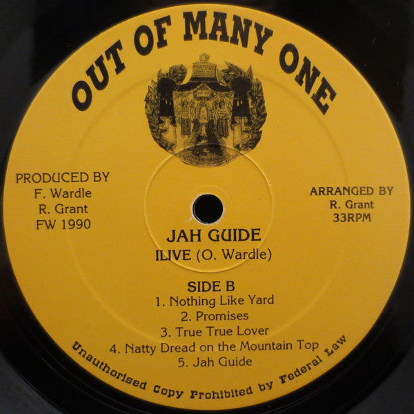 Ilive Wardle : Jah Guide (LP, Album)