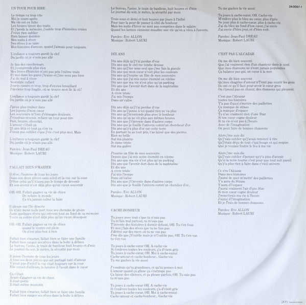 Robert Lauri : Et Je Jure (LP, Album)