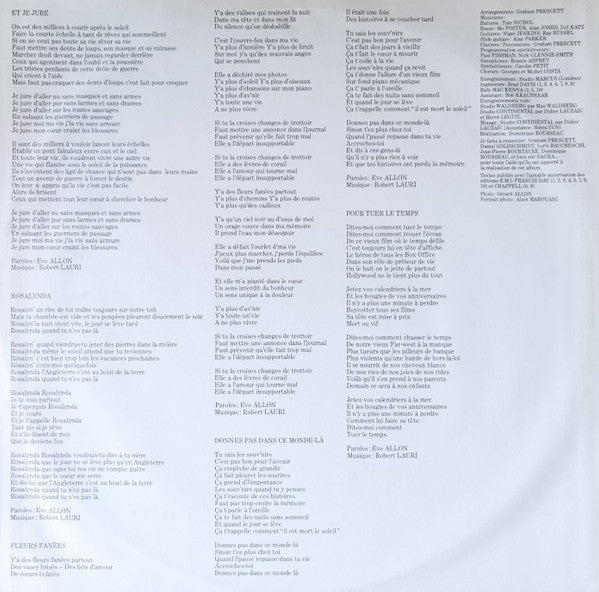 Robert Lauri : Et Je Jure (LP, Album)