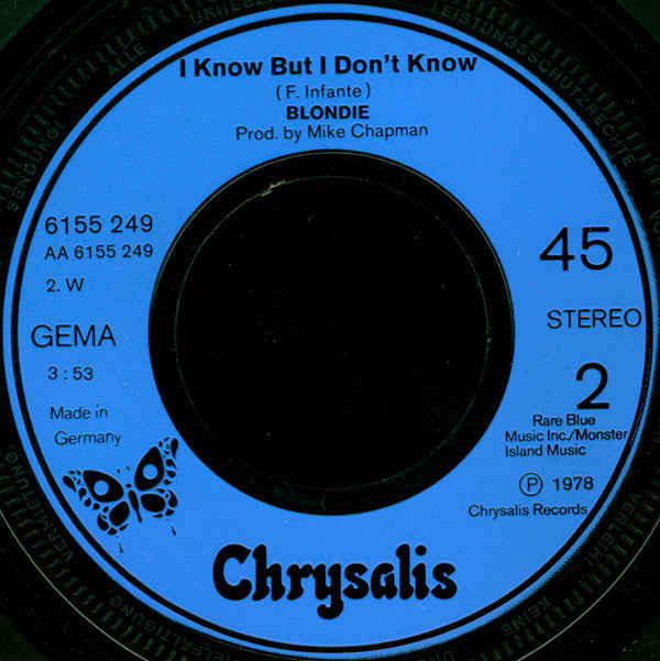 Blondie : Sunday Girl (7", Single)