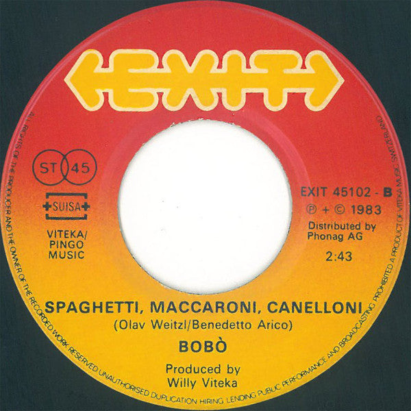 Bobò : Ciao Ciao Italia  (7")