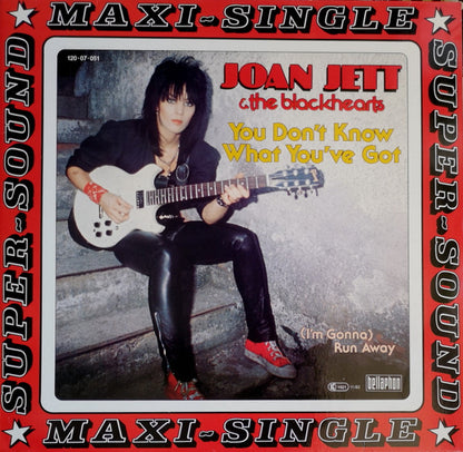Joan Jett & The Blackhearts :  You Don't Know What You've Got  (12", Maxi)