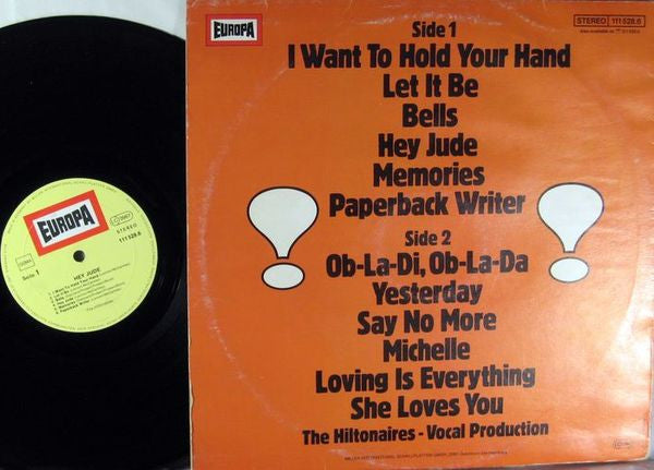 The Hiltonaires : Hey Jude (LP, Album)