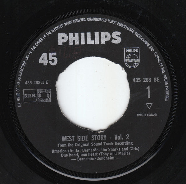 Various : West Side Story Vol. 2 (7", EP, Mono)