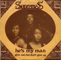 The Supremes : He's My Man (7", Single)