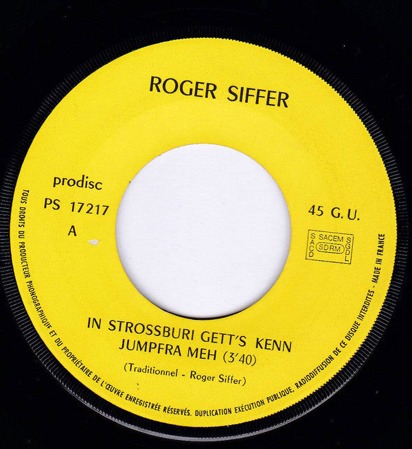 Roger Siffer : Roger Siffer (7")