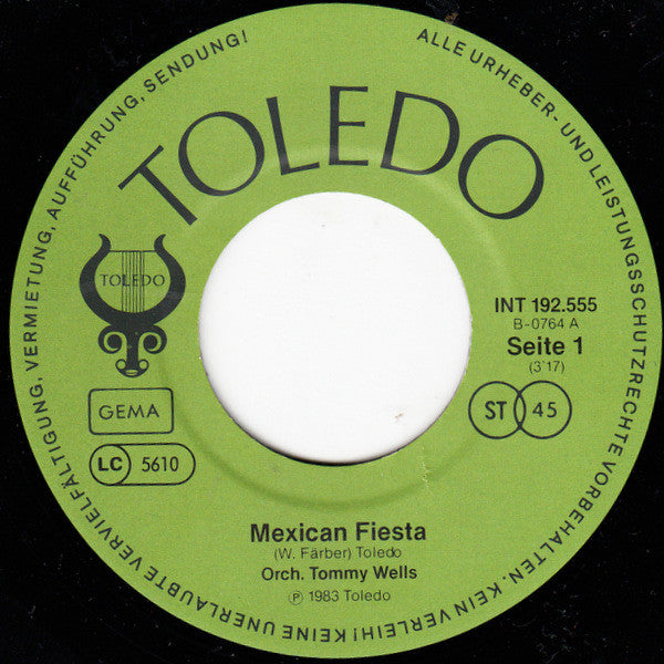 Orchester Tommy Wells : Mexican Fiesta / Jumpin' Jive - Instrumental (7", Single)