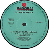 D.J. Groove Service : U Can Touch This Mix (With Fun) (12")