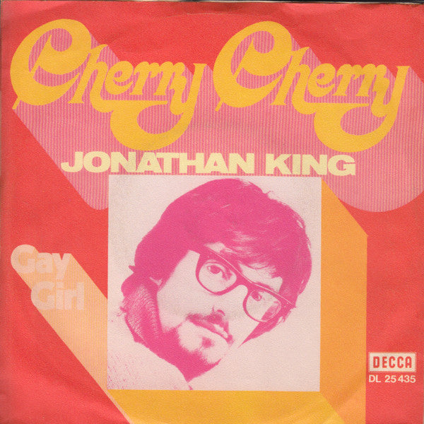 Jonathan King : Cherry, Cherry (7", Single)