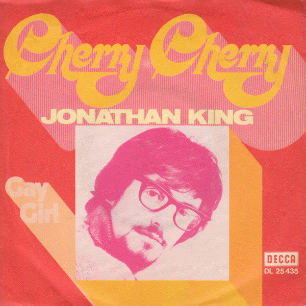Jonathan King : Cherry, Cherry (7", Single)