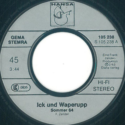 Ick Und Waperupp : Sommer 64 / Winter 68 (7", Single)