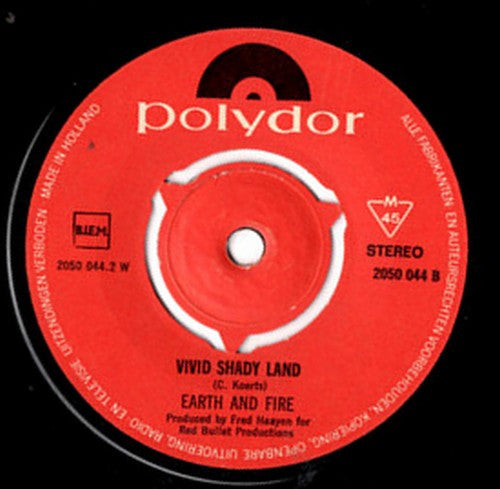 Earth And Fire : Wild And Exciting / Vivid Shady Land (7", Single)