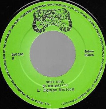 L' équipe Morlock : Tu Me Plais (7")