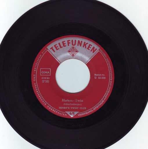 Henry's Twist Club : Harlem Twist / Let's Go (7")