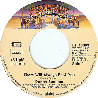 Donna Summer : Dim All The Lights (7", Single)