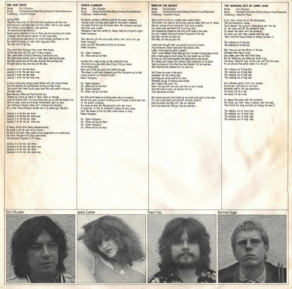 Eric Burdon's Fire Dept. : Last Drive (LP, Album)