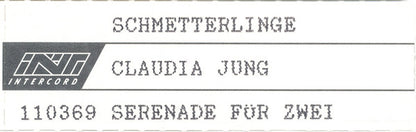 Claudia Jung : Schmetterlinge (7", Single)