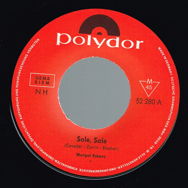 Margot Eskens : Sole, Sole (7", Single, Mono)