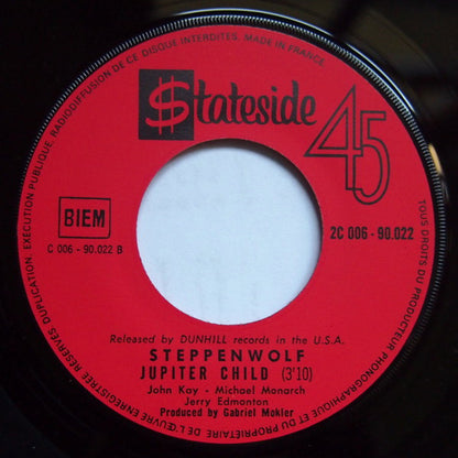 Steppenwolf : Rock Me (7", Single)