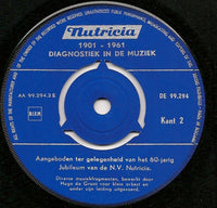 Hugo De Groot : Wat Zou Het Zijn Dokter? - Nutricia 1901 - 1961 Diagnostiek In De Muziek (7")