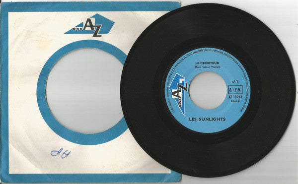 Les Sunlights : Le Deserteur / Le Galerien (7", Single, Jukebox, Promo)