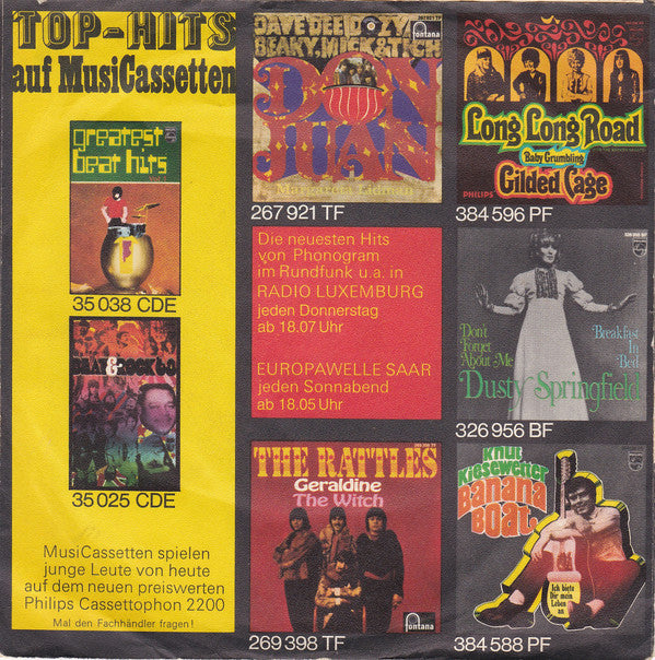 The Tonics : Sad Old Song / Out With The Pow Wow (7", Single)