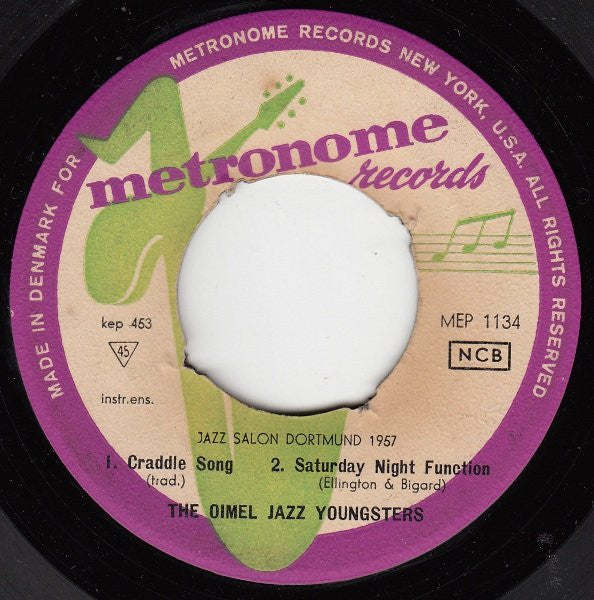 The Oimel Jazz Youngsters : Jazz Salon Dortmund 1957 - 1 (7", EP)