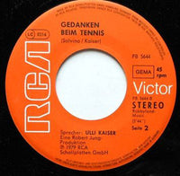 Robert Jung & Familie : Tennis Ist Toll (7", Single)