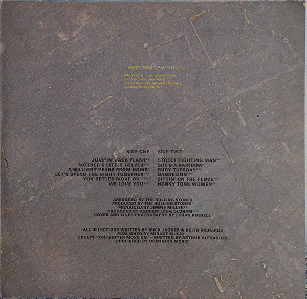 The Rolling Stones : Through The Past, Darkly (Big Hits Vol. 2) (LP, Comp, RE, Gat)