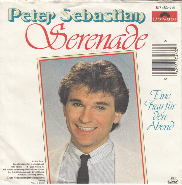 Peter Sebastian : Serenade (7", Single)
