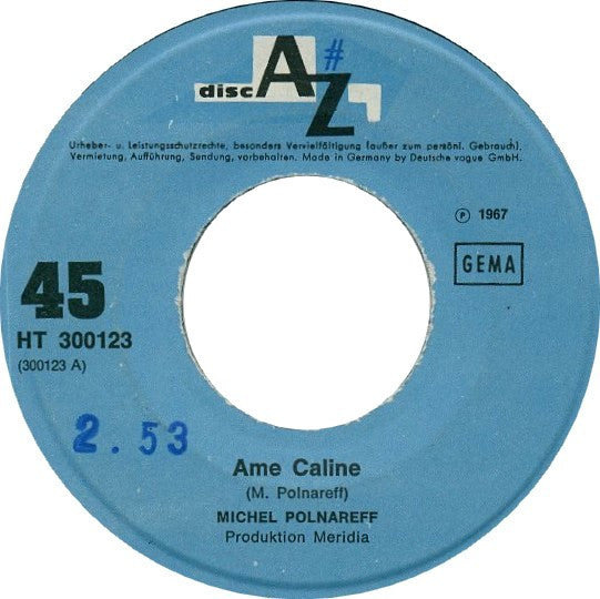 Michel Polnareff : Ame Caline (7", Single)