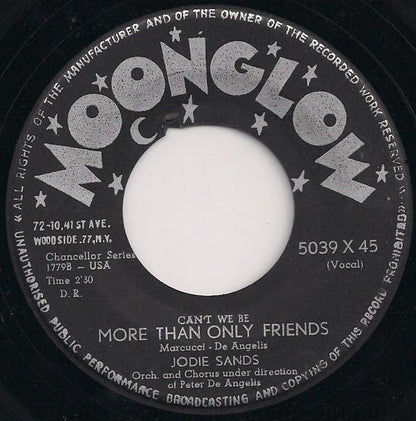 Jodie Sands : With All My Heart / (Can't We Be) More Than Only Friends (7", Single)